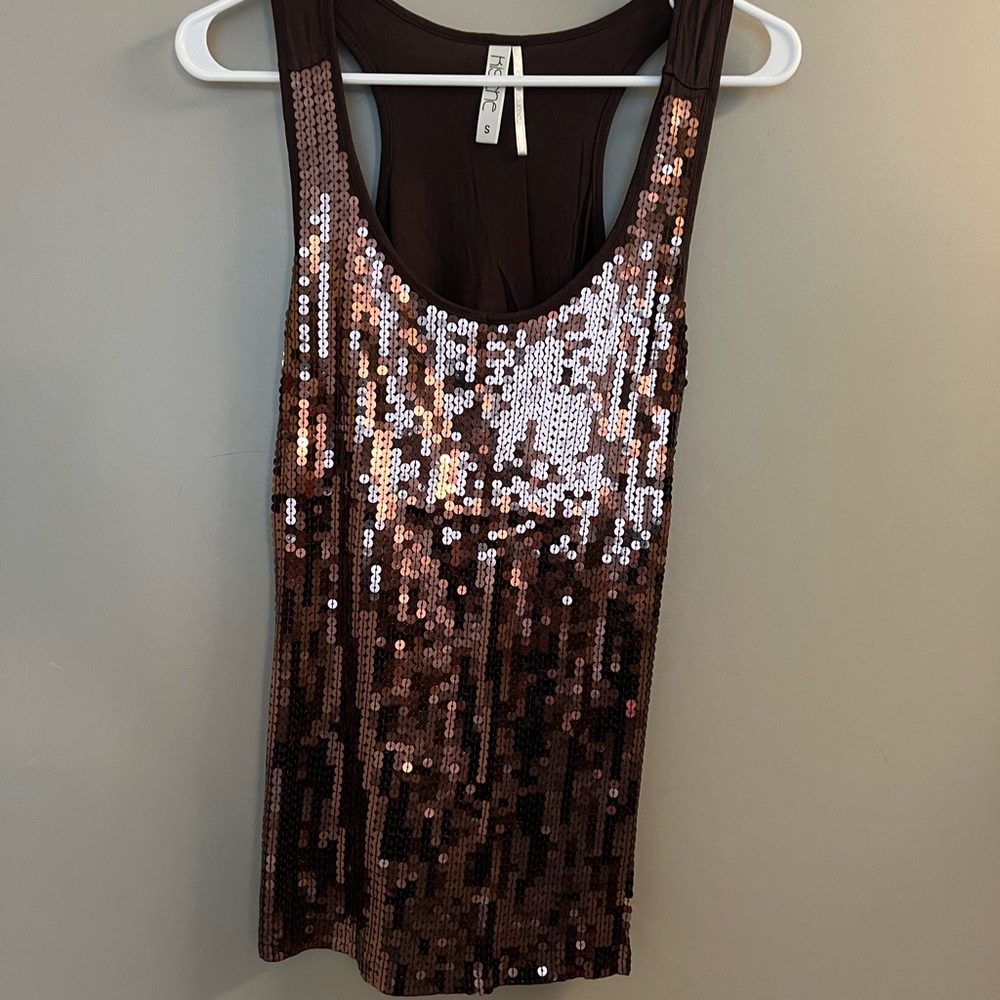 Fun sequin tank